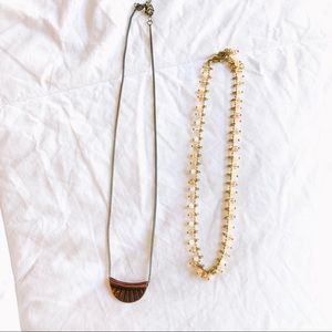 ANTHROPOLOGIE necklace bundle
